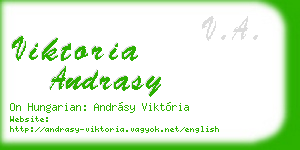 viktoria andrasy business card
